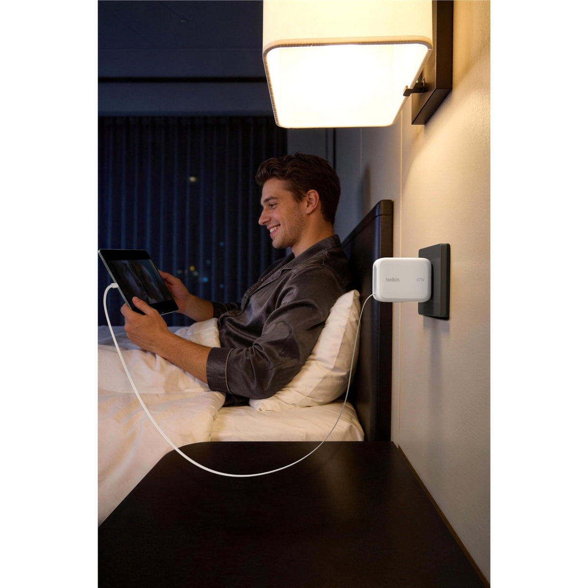 Belkin BoostCharge Pro Retractable GaN Wall Charger 67W