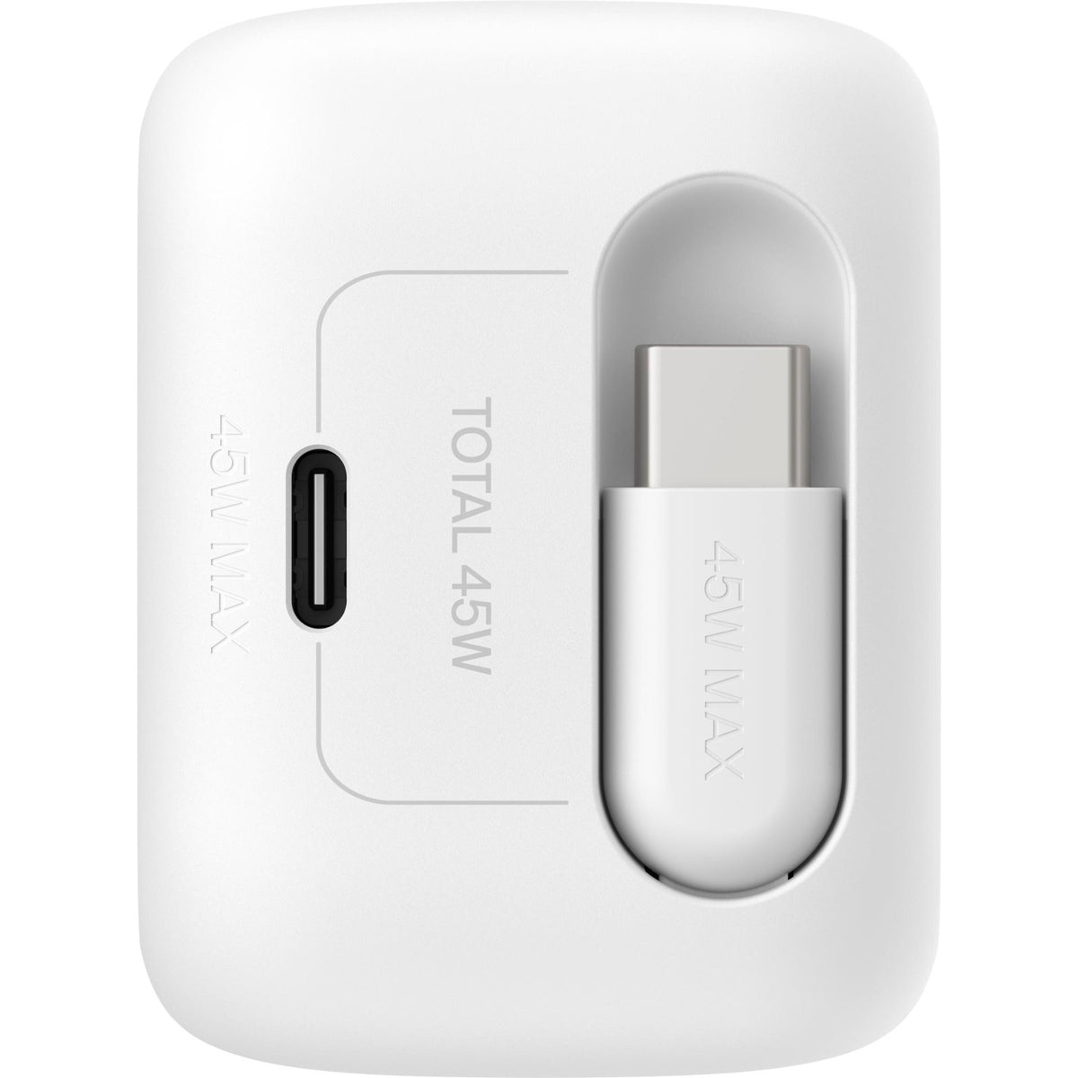 Belkin UltraCharge Retractable GaN Wall Charger 45W