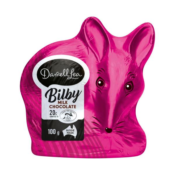 DARRELL LEA MILK CHOCOLATE BILBY 100G