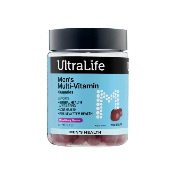 ULTRALIFE MENS MULTIVITAMIN GUMMIES130PK