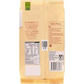 Free From Gluten Spirals 500g