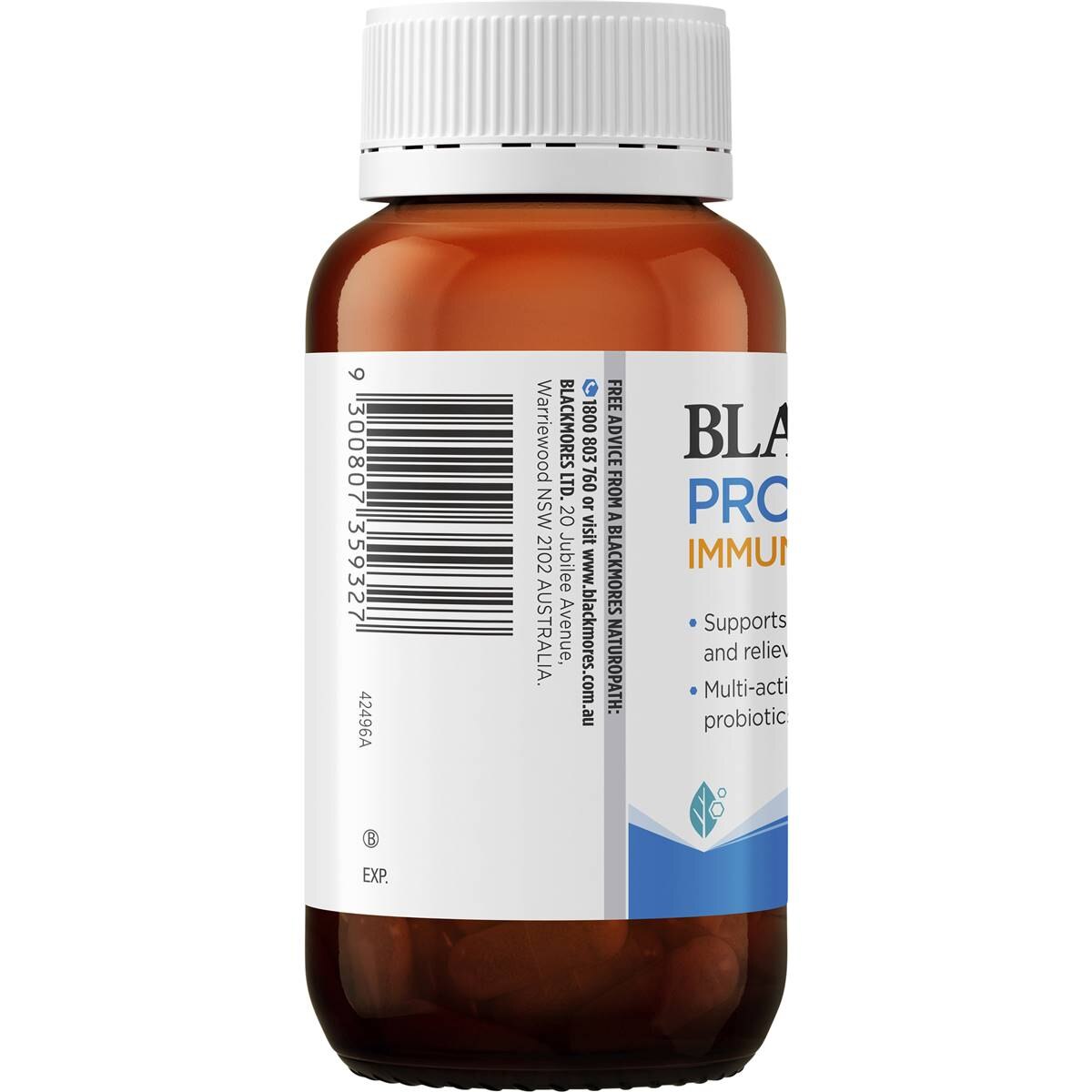 Blackmores Probiotics+ Immune Defence Capsules 55 pack