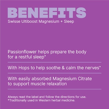 Swisse Ultiboost Magnesium + Sleep Tablets 60 pack