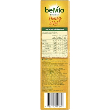 Belvita Honey & Nut With Chocolate Chips Breakfast Biscuits 300g 6 pack