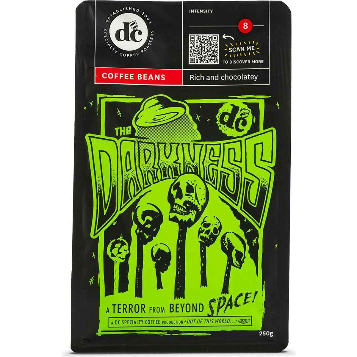 dc Coffee The Darkness Coffee Beans 250g