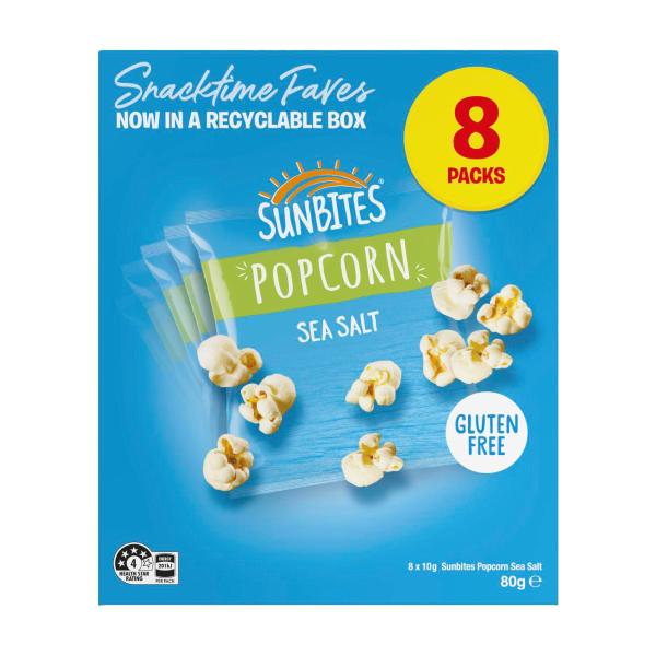 Popcorn Sea Salt 8pk