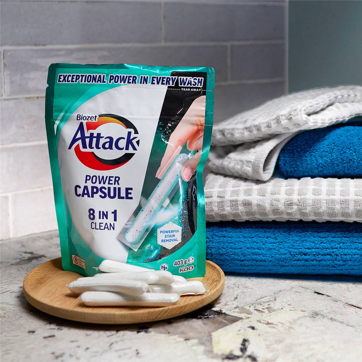Biozet Attack Power Capsule 8-In-1 Clean 30 pack