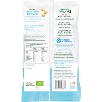 Little Bellies Organic Sweet & Salty Softcorn 8g x 4 pack