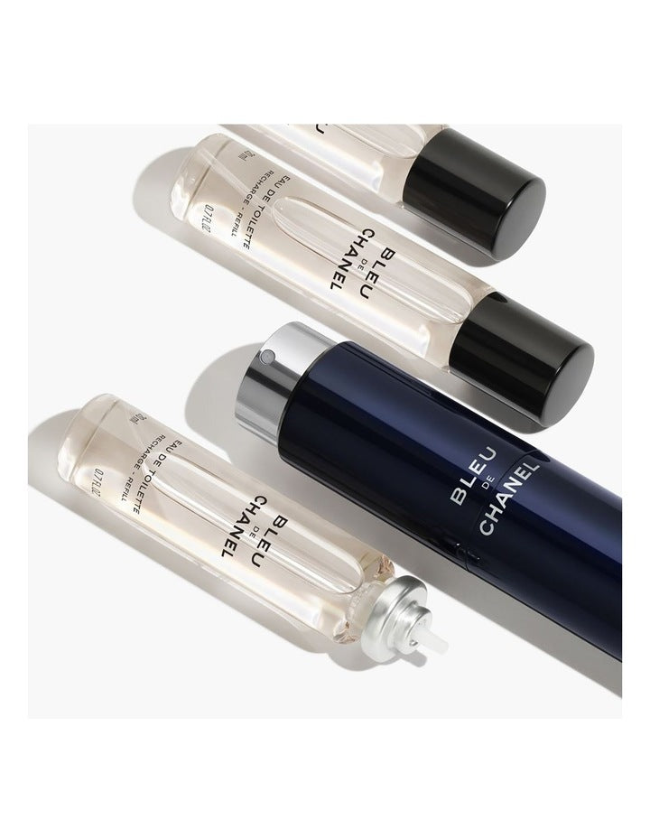 BLEU DE CHANEL Eau de Toilette Twist and Spray Refillable Bottle
