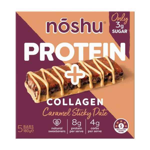 Protein+ Collagen Caramel Sticky Date Bars