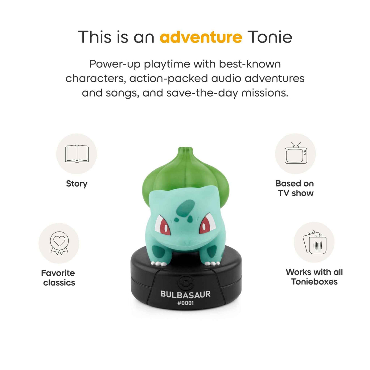 Pokemon - Bulbasaur Tonie Audio Character