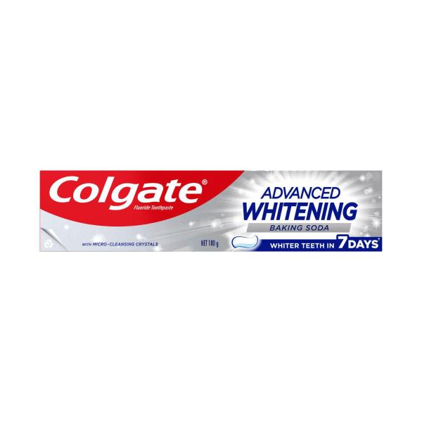 COLGATE ADVANCED WHITENING BAKING SODA TOOTHPASTE 180 GRAM