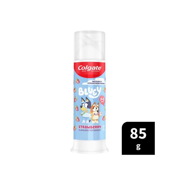 Toothpaste Kids Bluey Strawberry Pump