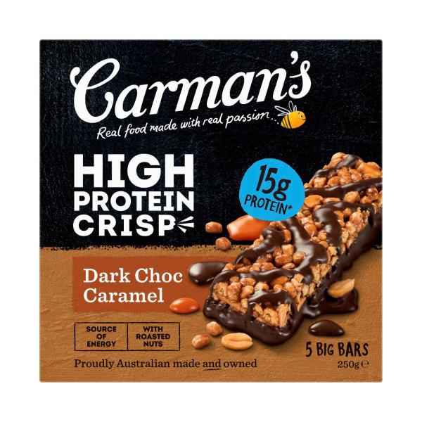High Protein Crisp Bars Choc Caramel