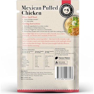 The Secret Ingredient Mexican Pulled Chicken Seasoning 28g