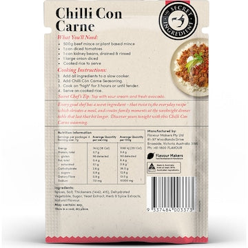 The Secret Ingredient Chilli Con Carne Seasoning 28g