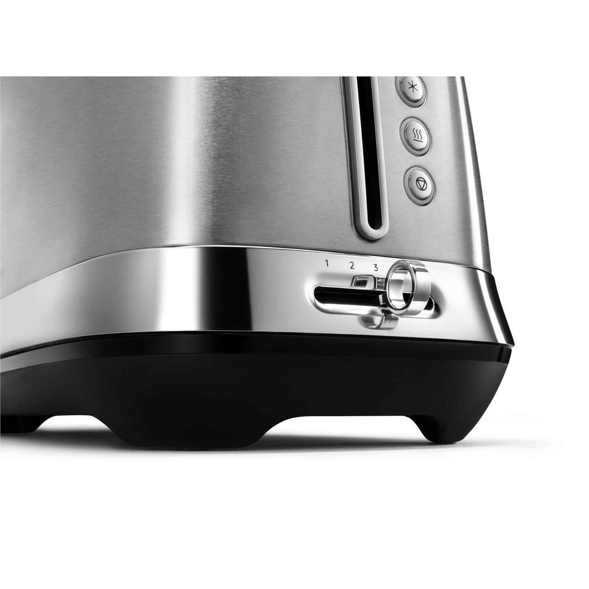 De'Longhi Diadema 2 Slice Long Slot Toaster (Platinum)