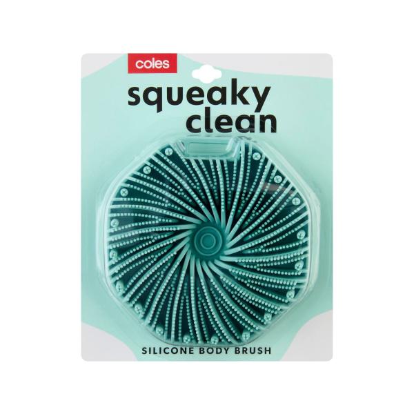 COLES SILICONE BODY BRUSH 1PK