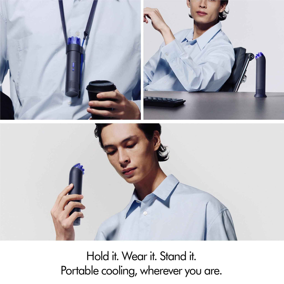 Dyson HushJet™ Mini Cool fan (Ink/Cobalt)