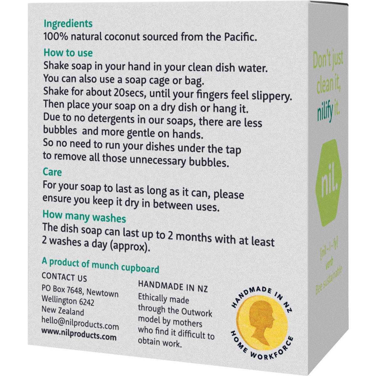 Nil Eco Dish Soap Lemongrass 100g