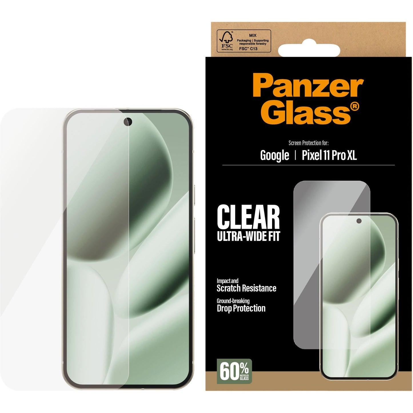 PanzerGlass Ultra-Wide Fit Screen Protector