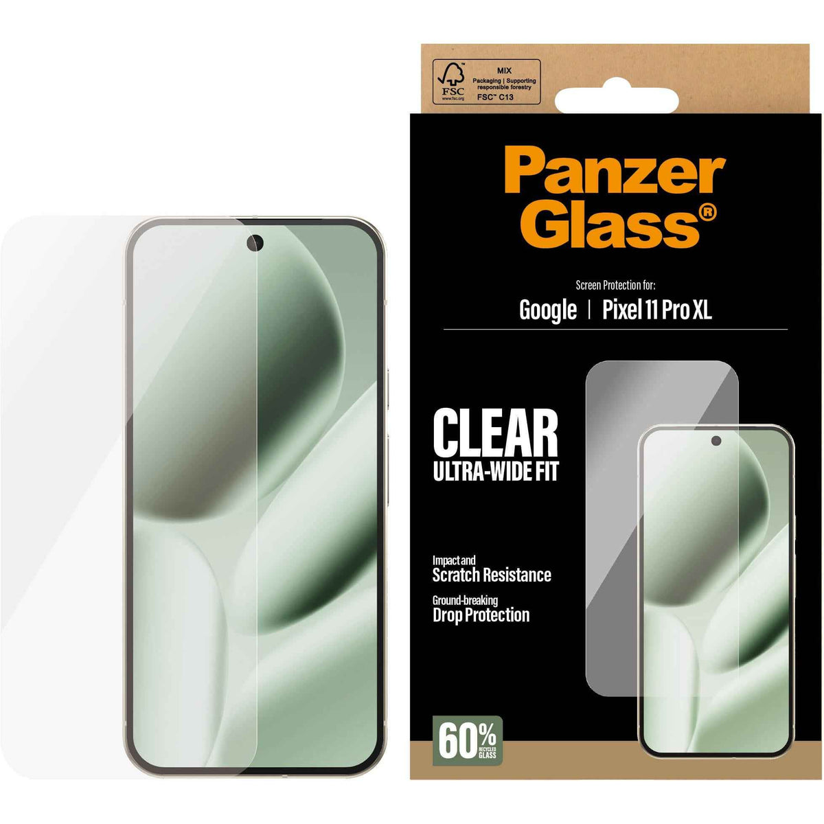 PanzerGlass Ultra-Wide Fit Screen Protector
