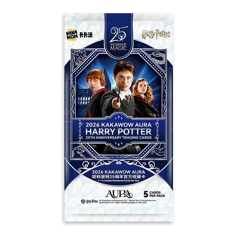 Kakawow AURA Harry Potter 25th Anniversary Trading Cards Pack