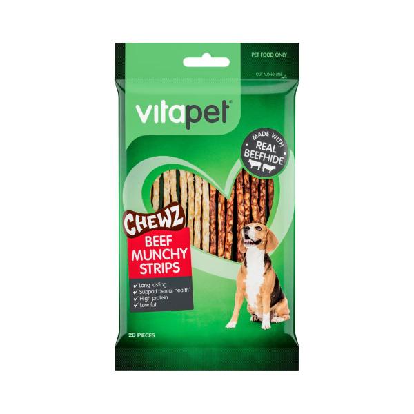 Dog Treats Beef Munchy Strips