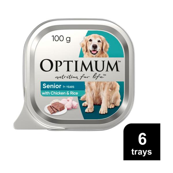 Dog Food Senior Chicken Veg And Rice 6x100g