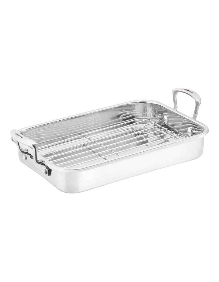 Impact 42 x 26 x 11cm (ext) 35 x 24 x 6cm (int) Roasting Pan with Rack