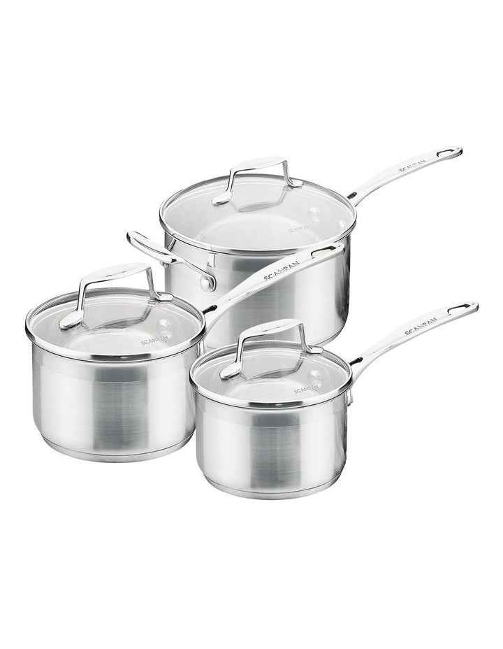 Impact 3 Piece Saucepan Set