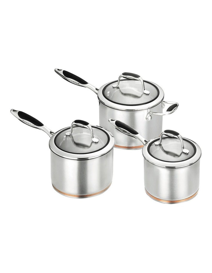 Coppernox 3piece Set in Stainless Steel