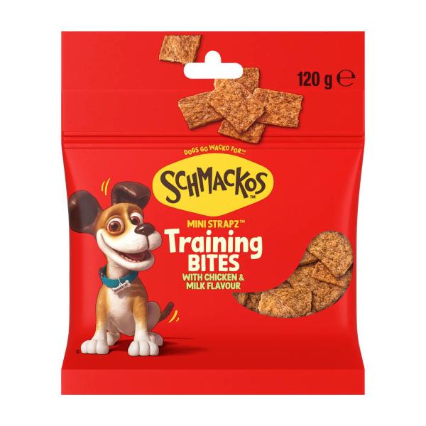 SCHMACKOS MINI STRAPZ DOG TREATS WITH CHICKEN 120GRAM