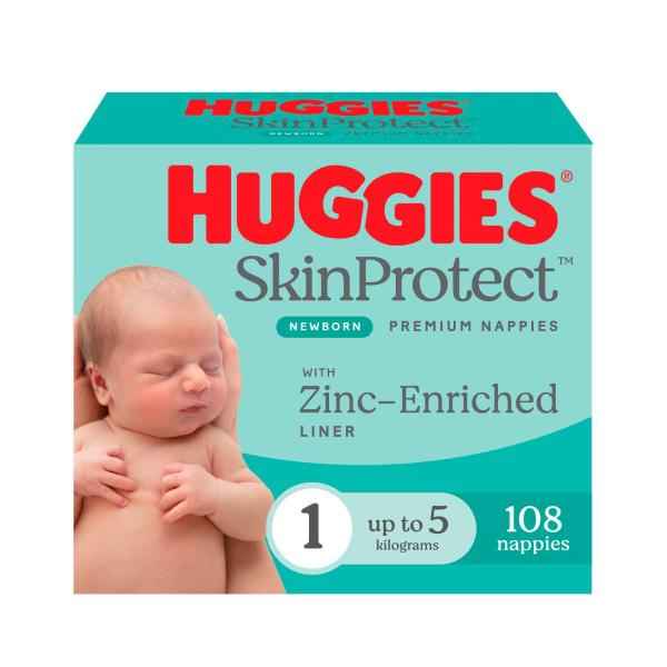 Skin Protect Newborn Nappies Size 1