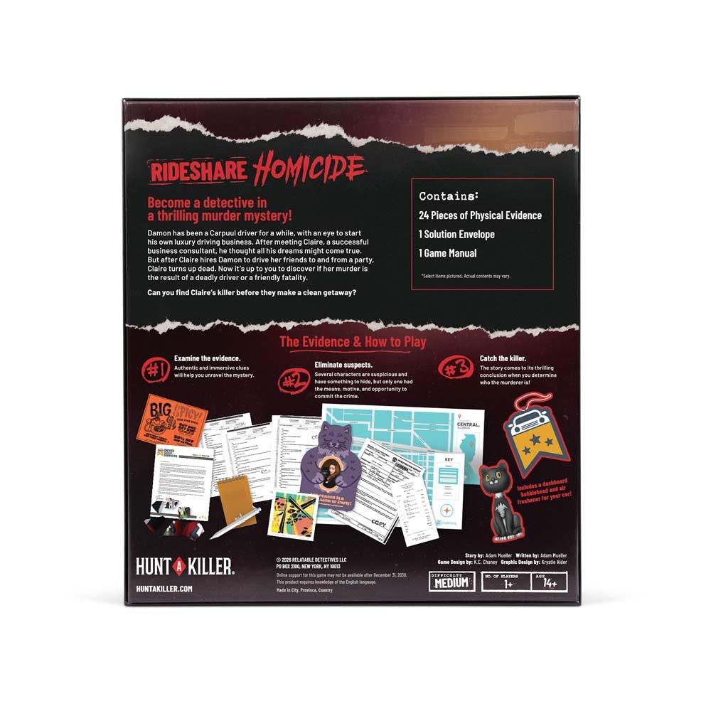 Hunt A Killer: Rideshare Homicide Murder Mystery Game