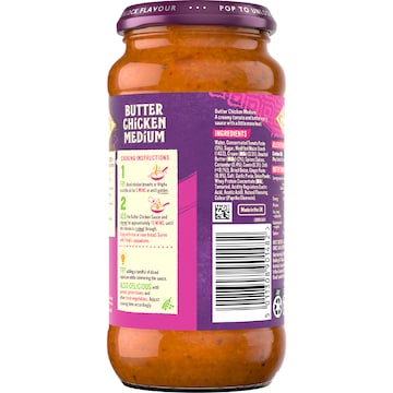 Patak's Butter Chicken Simmer Sauce Medium 450g