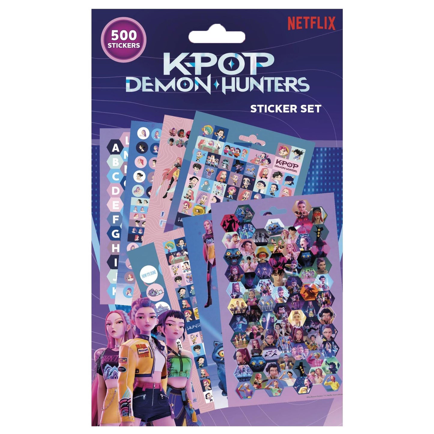 KPop Demon Hunters - Sticker Set 500pcs