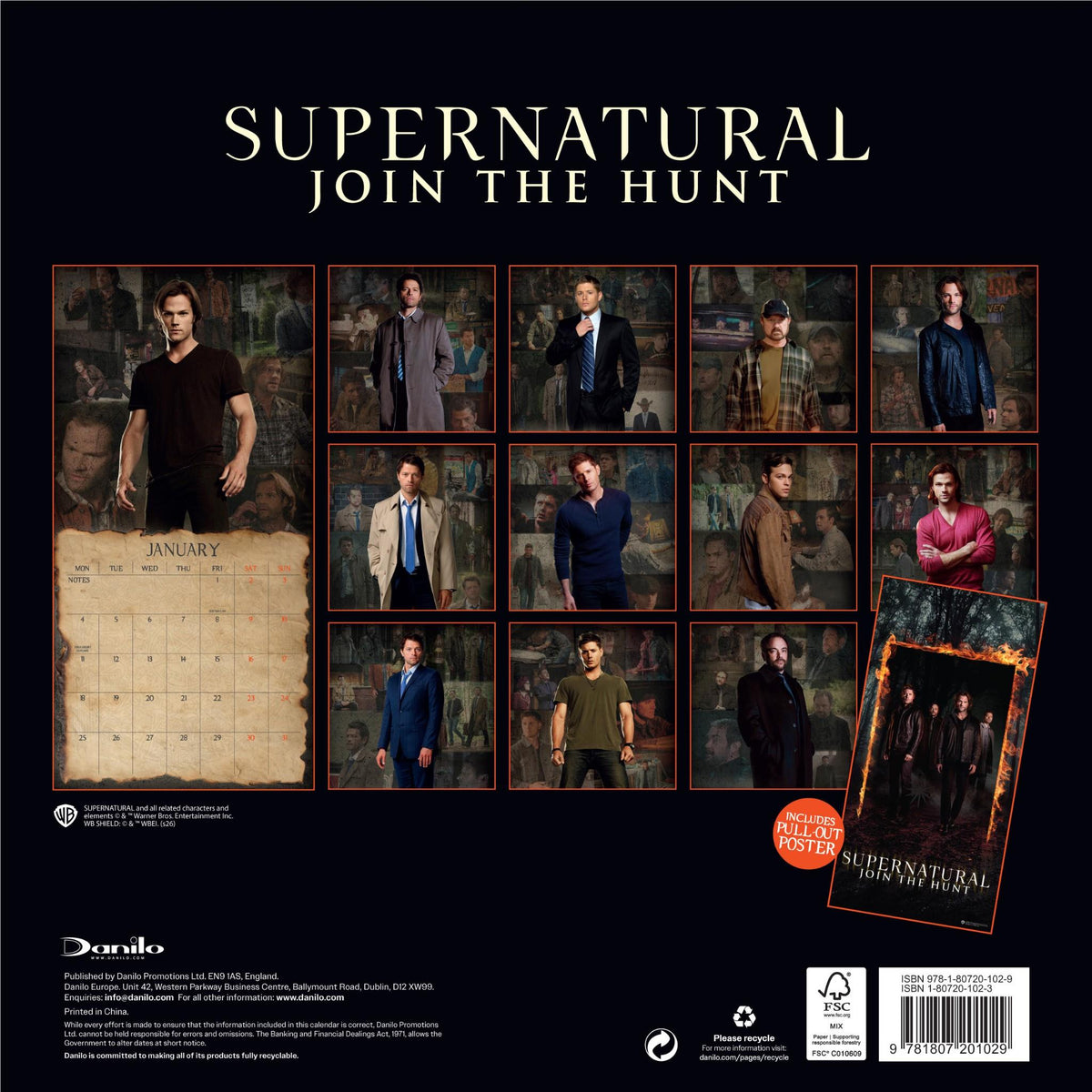 Supernatural - 2027 Calendar