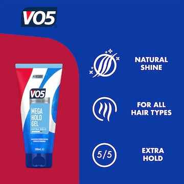 Vo5 Mega Hold Gel 200mL