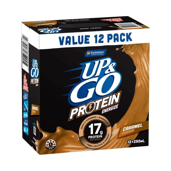 UP&GO CARAMEL PROTEIN ENERGIZE 12X250ML