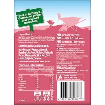 Rafferty's Garden Strawberry & Chia Pressed Bars 6 pack