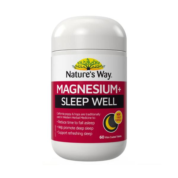 NATURE'S WAY MAGNESIUM SLEEP WELL 60PK