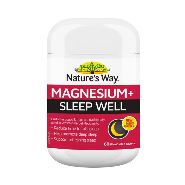 NATURE'S WAY MAGNESIUM SLEEP WELL 60PK