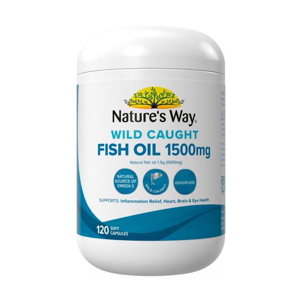 NATURE'S WAY FISH OIL 1500MG 120PK