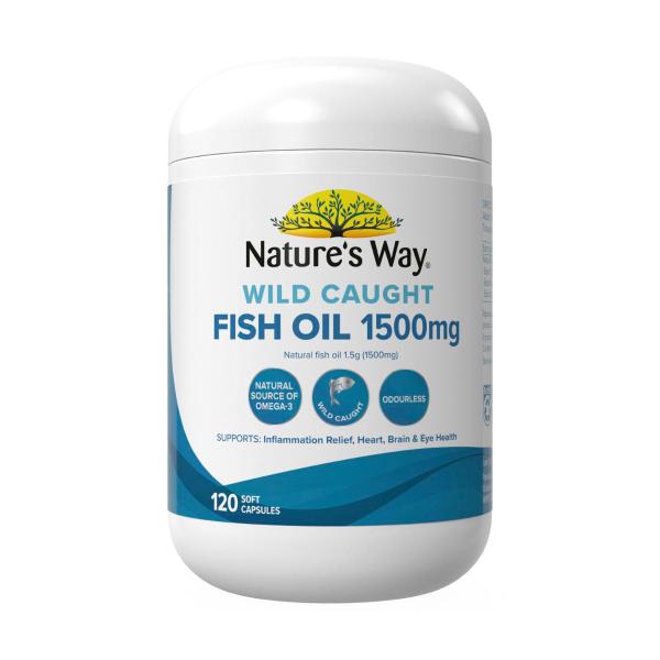 NATURE'S WAY FISH OIL 1500MG 120PK