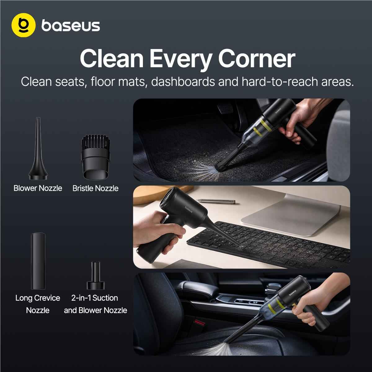 Baseus AT Car Vacuum Cleaner (Cosmic Black)