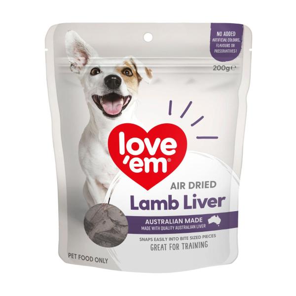 Air Dried Dog Treat Lamb Liver