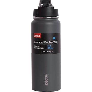 Decor Flip Active Double Wall Bottle Assorted 750mL each