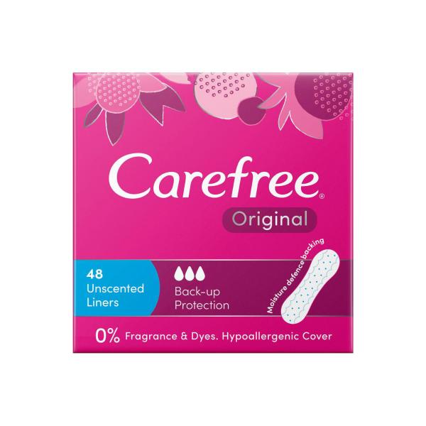 CAREFREE REGULAR UNSCENTED LINERS 48 PACK