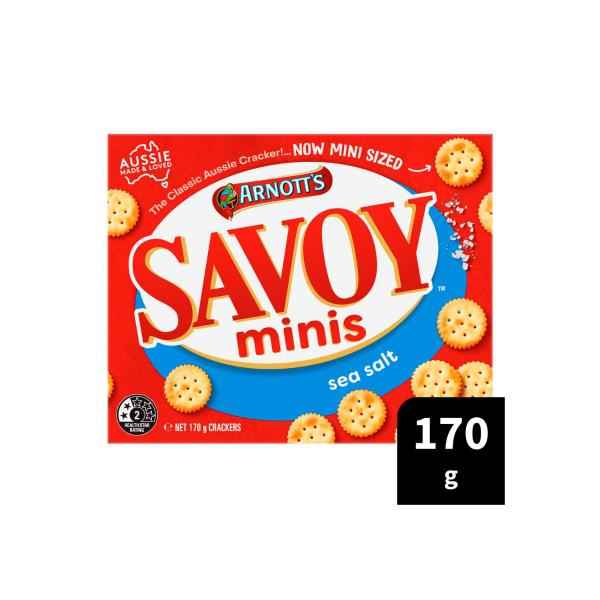 Savoy Minis Crackers Sea Salt